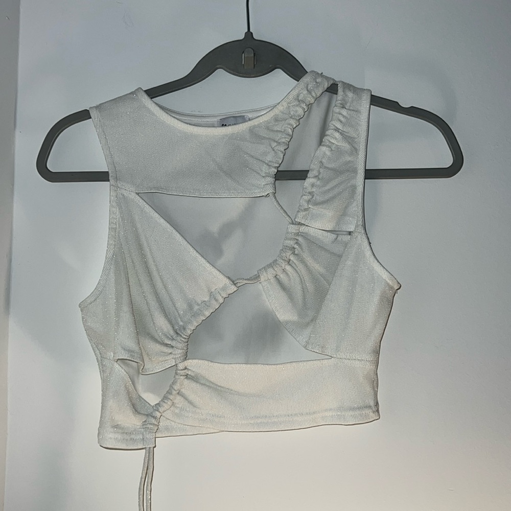 Princess Polly white top size us 6